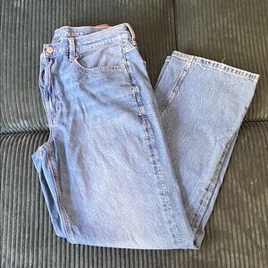 American Eagle Outfitters Light Blue Straight Leg Jeans